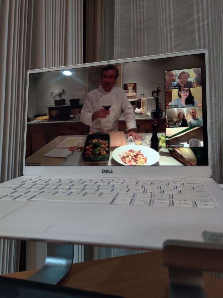 virtual cooking class